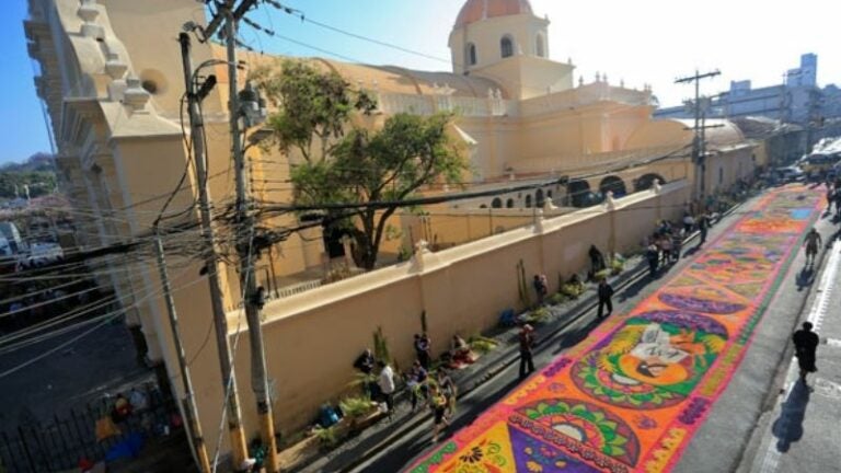 Alfombras de Semana Santa