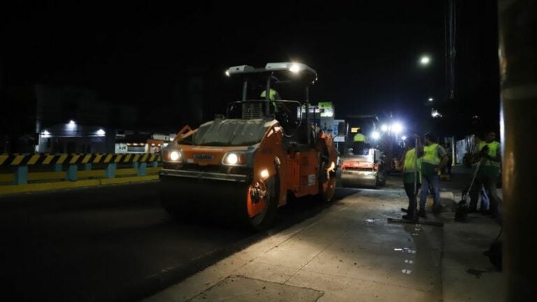 Obras viales en Tegucigalpa