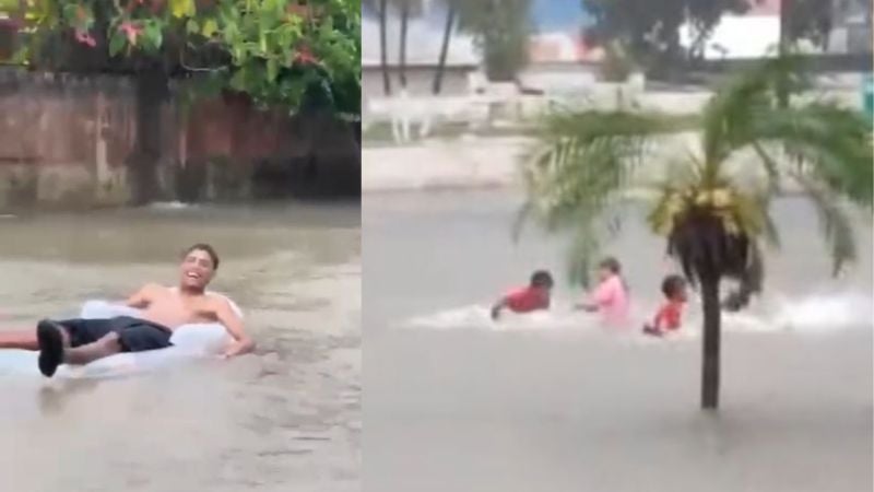 inundaciones en La Ceiba