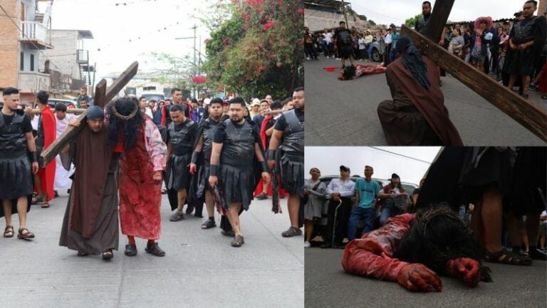 Vía Crucis en Comayagüela