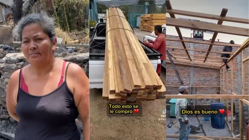 hondureño construye hogar para mujer