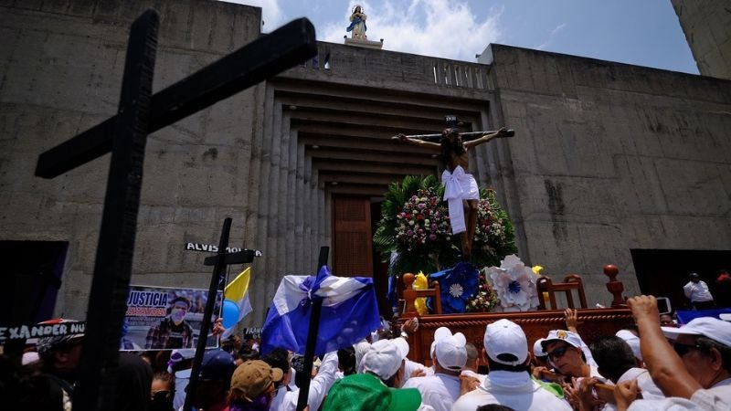 viacrucis en Nicaragua