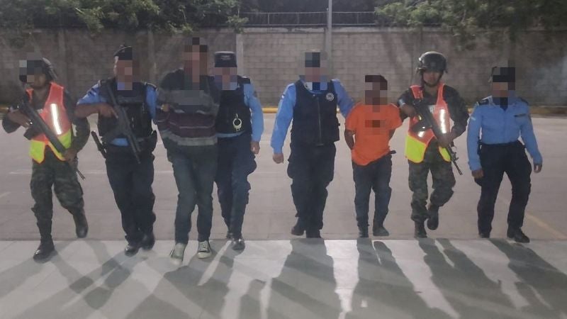 Capturan a dos sujetos por homicidio en Siguatepeque