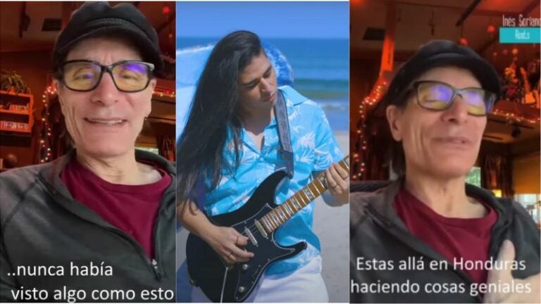 Famoso guitarrista Steve Vai elogia a guitarrista hondureño