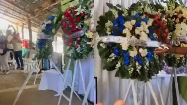 Viral: Corona de flores se mueve sola en pleno velorio