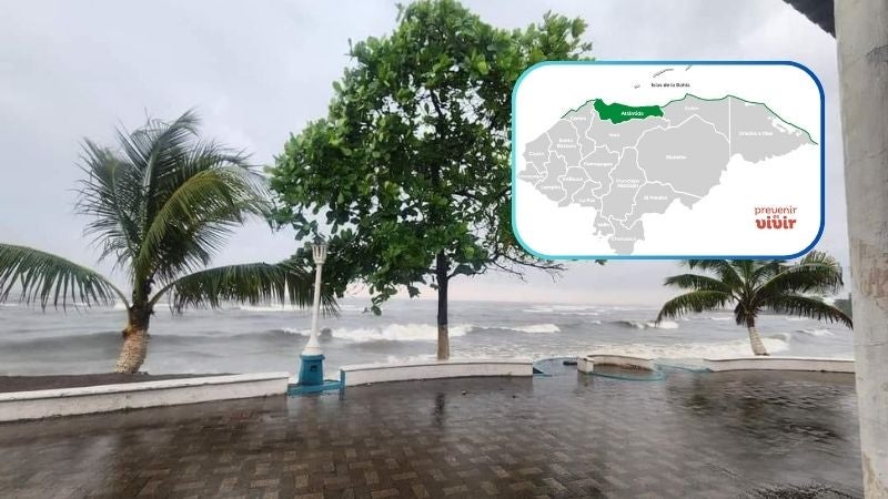 Suman a alerta verde la costa del litoral caribe del país