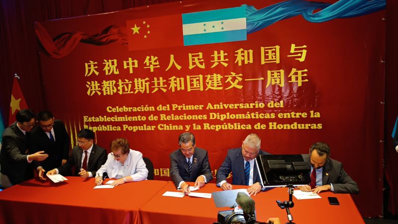 Honduras y China celebran el primer año de relaciones diplomáticas