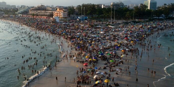 Río de Janeiro alcanza su récord máximo de temperatura con 60,1ºC