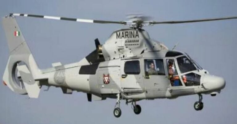 3 muertos tras accidente de helicóptero de la Marina en Michoacán