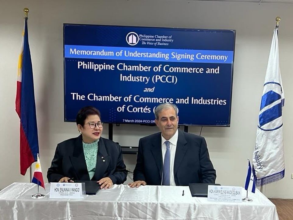 Intercambio comercial entre Honduras y Filipinas