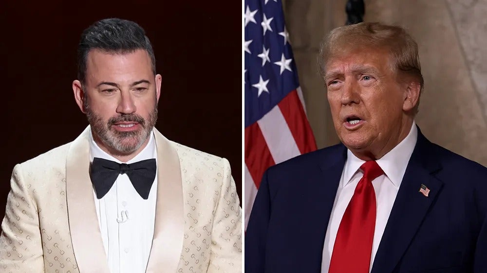 Jimmy Kimmel y Donald Trump.