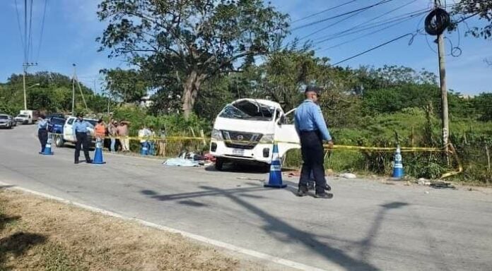 niña murió en accidente de tránsito en Islas de la Bahía