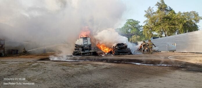 Explosión de cisternas