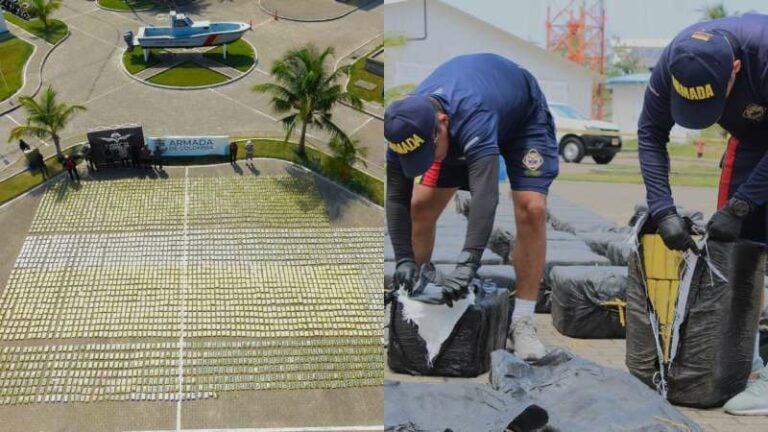 Hondureño con cocaína en Colombia