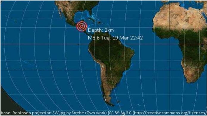 Sismo en zona norte de Honduras