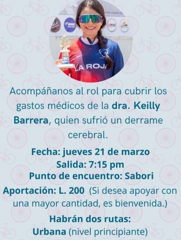 Mañana hay una actividad para recaudar fondos para Keilly.