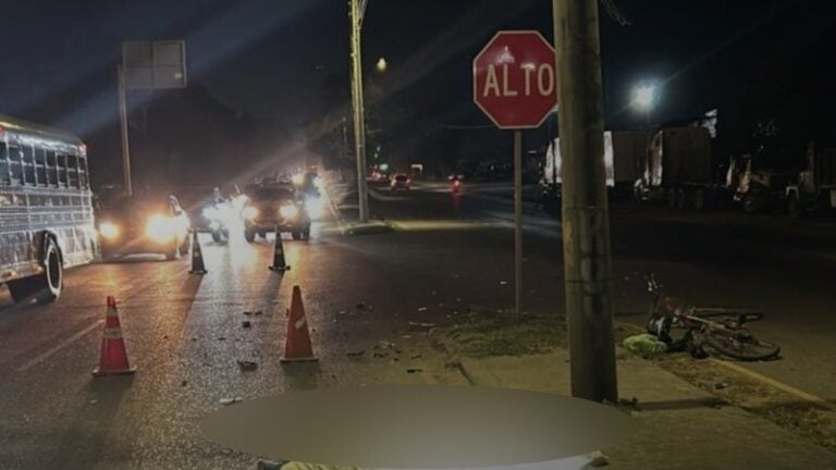 atropellado ciclista en El Centavo Villanueva