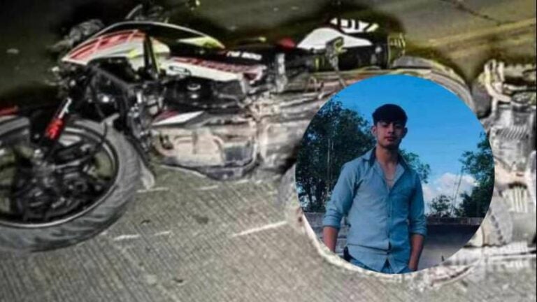 Joven estudiante muere en accidente