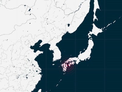 Terremoto en la isla japonesa