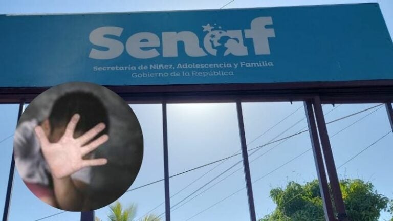 SENAF rescata a niños en Olancho