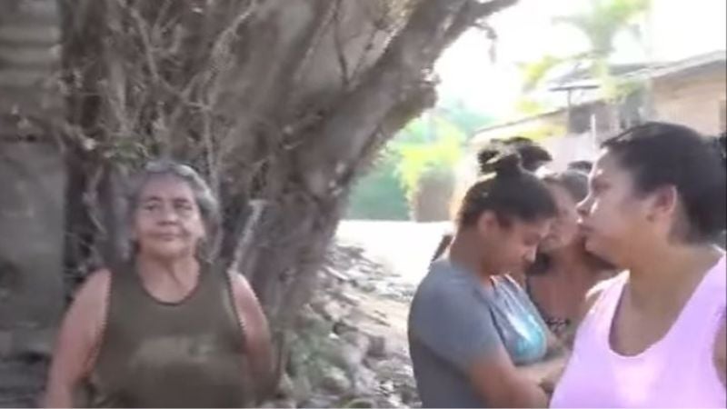protesta por escasez de agua