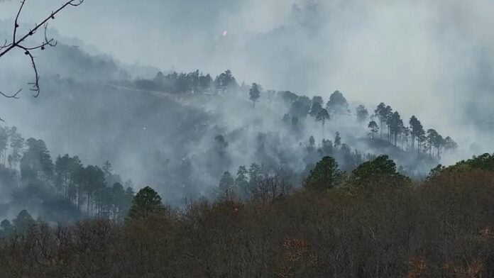 incendio en La Calera