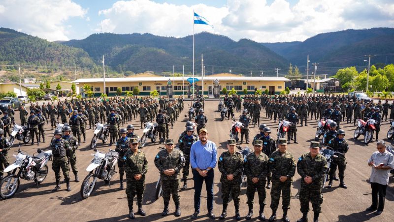 Reactivan 9 destacamentos de la PM en las zonas más peligrosas de Honduras