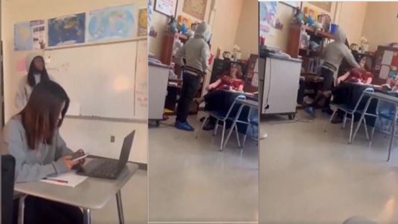 Estudiante es arrestado, tras agredir a su maestra frente a sus compañeros
