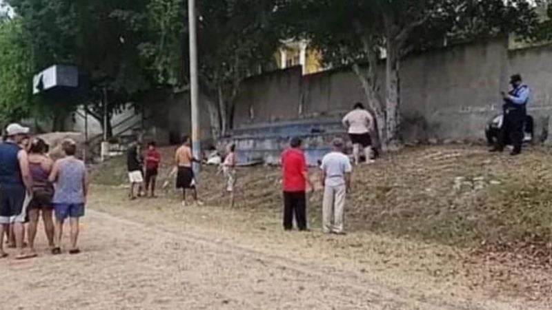 Exhuman cadáver de estudiante