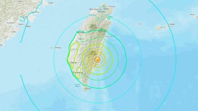 Un sismo de magnitud 5,5 sacude Taiwán