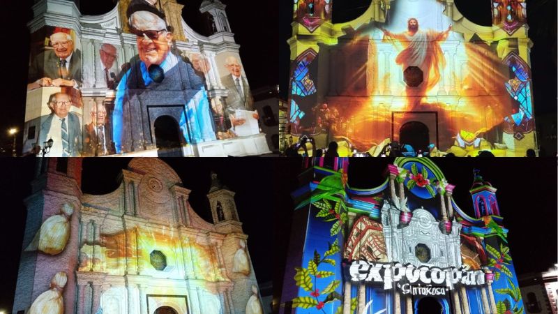 Video mapping ExpoCopán