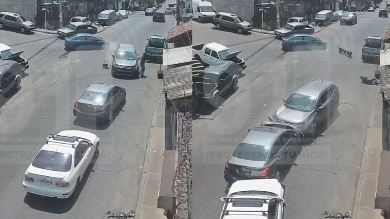 Captan colisión entre cuatro vehículos en Comayagüela