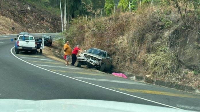 Mujer muere en accidente en Comayagua