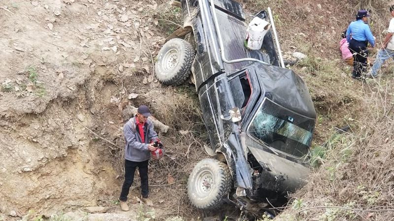 Una mujer sin vida y varios heridos deja accidente vial en Guaimaca
