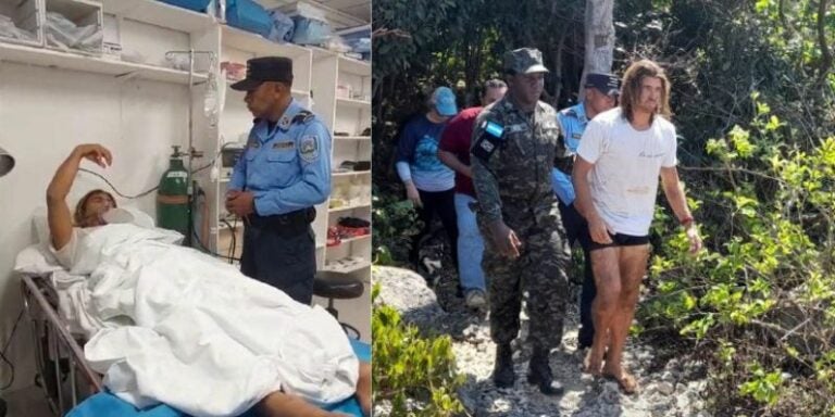 Encuentran vivo al francés desaparecido en cueva de Utila