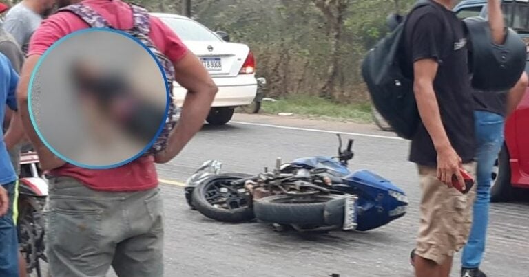 Muere joven de 17 años por accidente tránsito en Campamento, Olancho