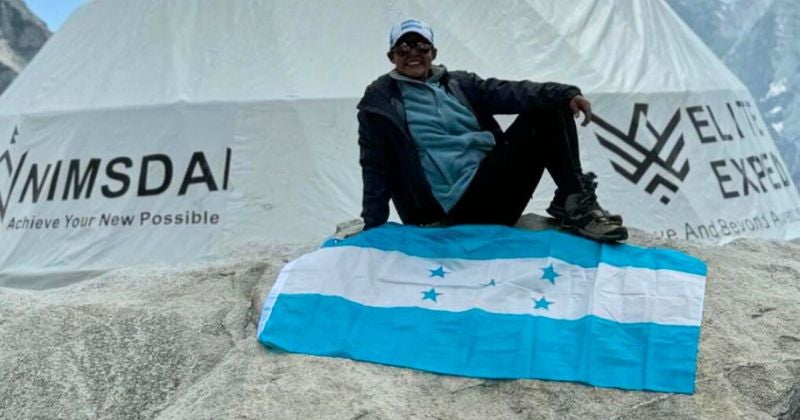 Dora Raudales la primera hondureña que busca conquistar el Monte Everest