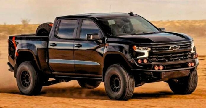 Chevrolet Silverado Fox Factory 2024, un pickup veloz hasta en los desiertos