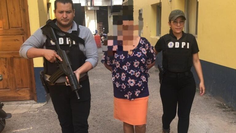 Señora "pandillera" extorsión en Comayaguela