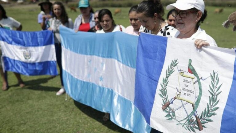 Ambientalistas centroamericanos protestan