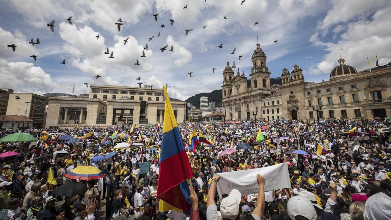 Protestas Gustavo Petro Colombia