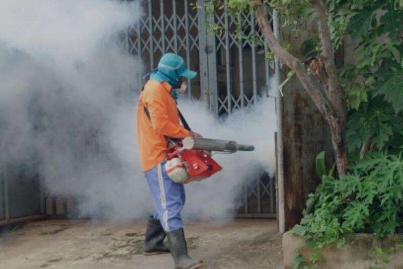 Fumigación contra el dengue