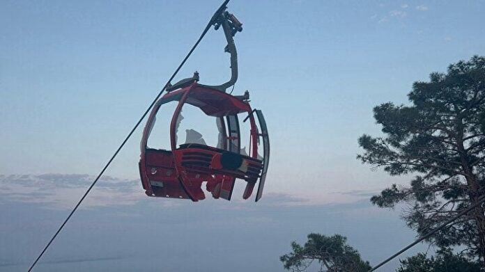 Un muerto tras derrumbarse un teleférico en Turquía