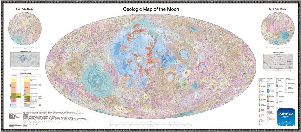 Atlas geológico de la Luna