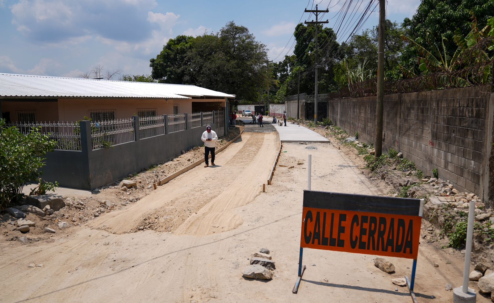 Calles pavimentadas 