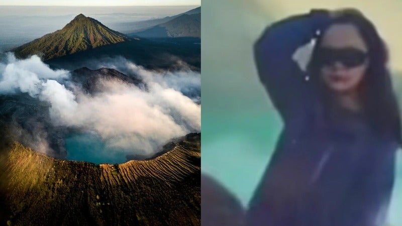 mujer muere al caer en un volcán selfie
