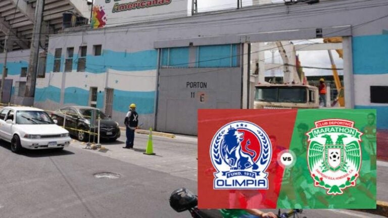 Cerrarán calles cercanas al Estadio Nacional por la final de Olimpia vs. Marathón