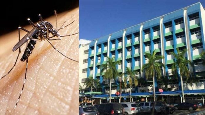 Menores con dengue en el Catarino