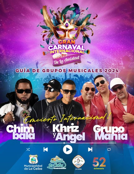 Carrozas, comparsas y artistas deleitarán en el Carval de La Ceiba