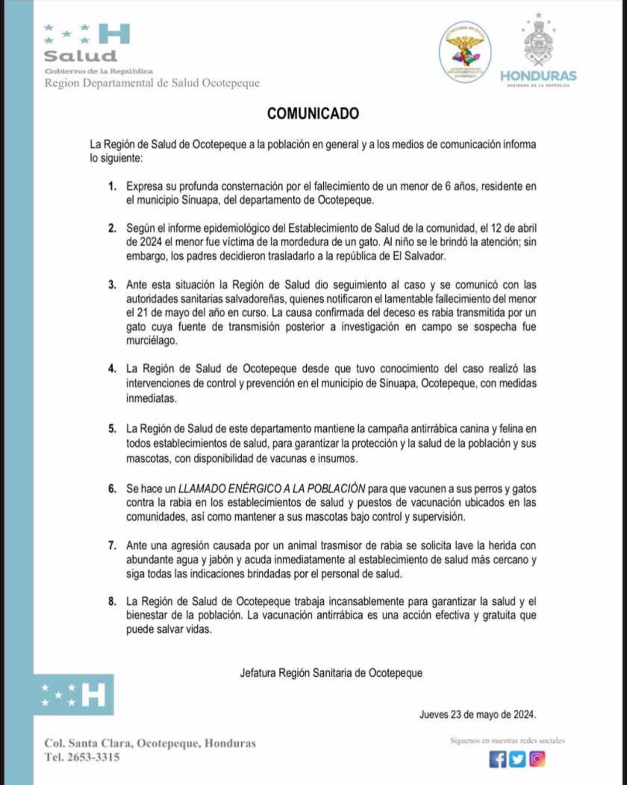 Comunicado 